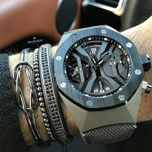 Anil Arjandas Men Bracelets & Bangles Fashion Jewelry Famous Brand Luxury Micro Pave Black CZ Beads Knot Open Cuff Bangle