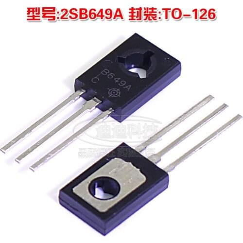 New 2SB649A TO-126 PNP Power Transistor B649A TO126 on the tube 2SD669A