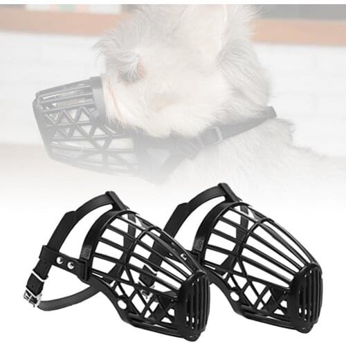 Dog Adjustable Plastic Basket Muzzle Puppy Mouth Cover Anti-barking Pet Supplies Dog Supplies Pet Products Home Garden