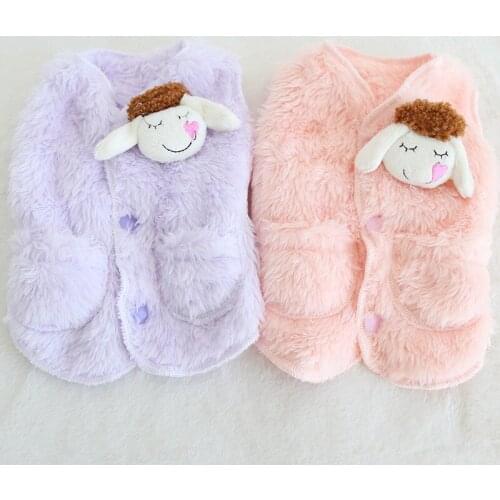 Cute Dog Vest Cartoon Dog Clothes Winter Chihuahua Yorkshire Yorrkie Clothing Pomeranian Poodle Small Dog Costume Pet Outfit XS