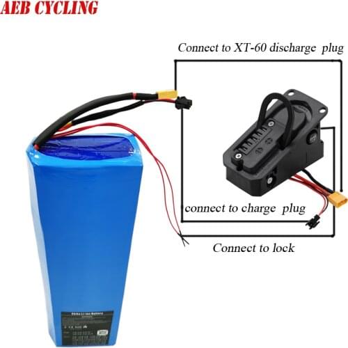 MATE X replacement Li-ion battery pack 52V 48V 14.5Ah 48V 17.5Ah PVC Li-ion battery for foldable ebike without case and charger