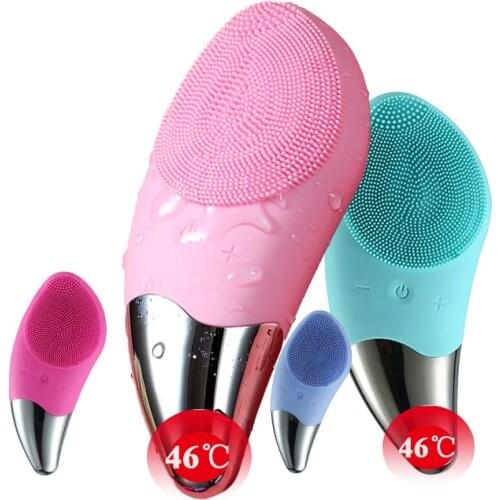 Sonic Facial Cleansing Brush With 3 Function Modes,Waterproof,USB Rechargeable For All Skin Types Deep Cleansing Facial Massager
