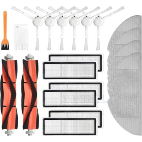 TOP!-for Xiaomi Mijia 1C STYTJ01ZHM Robot Vacuum Cleaner HEPA Filter Disposable Mop Cloth Main Brush Side Brush Parts