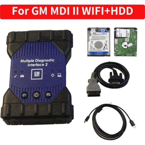 V2020.3 MDI2 for WIFI MDI2 MDI II add HDD Multiple Diagnostic Interface forGM Multi-Language Scanner Software GDS2 Tech2Win