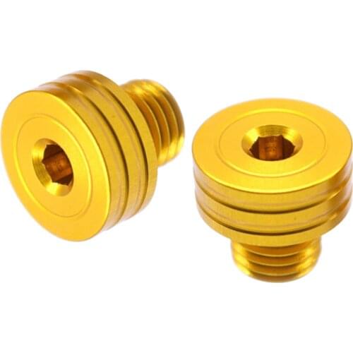 2x 10mm M10 Rearview Rear View Mirror Hole Plugs Screws for YAMAHA NMAX125 MT25