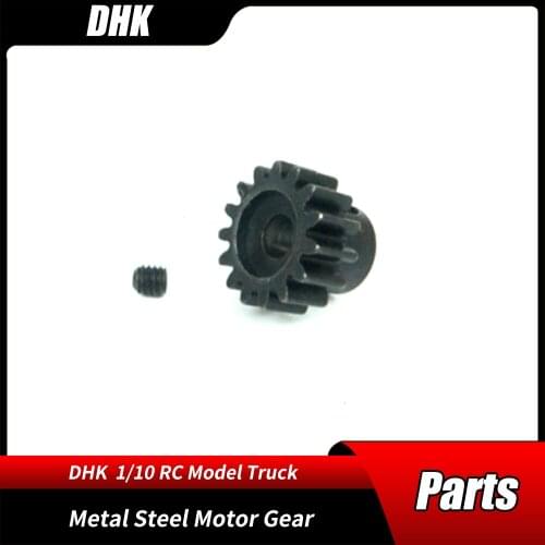 RC Car Parts 8381-9M2 DHK Hobby 8382 8381 Original Accessories M1 15T 5mm Aperture Metal Steel Motor Gear