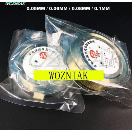 0.05mm 0.06mm 0.08mm 0.1MM Molybdenum wire cutting LCD screen Mobile phone screen separate Metal Line for iphone samsung Tools