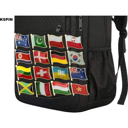 Various Natinal Lapel Pins Flag Lapel Pins Country Flag Badge Flag Badge Brooch 1Pcs