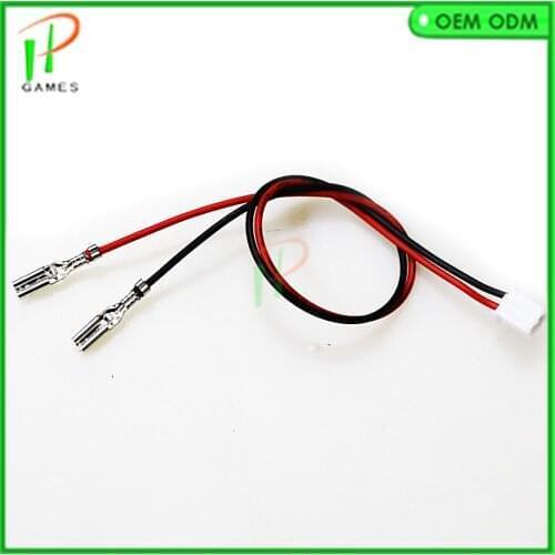 20 pcs/lot Sanwa push button 2 pin 110 terminal cable for Jamma arcade PC/PS2/PS3/XBOX USB Encoder, control board wiring harness