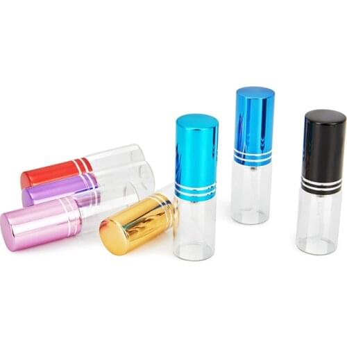 5pcs/lot 5ml 10ml Travel Portable Glass Perfume Bottle Spray Bottles Sample Empty Containers atomizer Mini Refillable Bottles