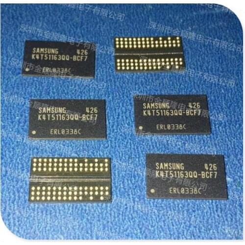 5pieces SAMSUNG K4T51163QQ-BCF7 DDR