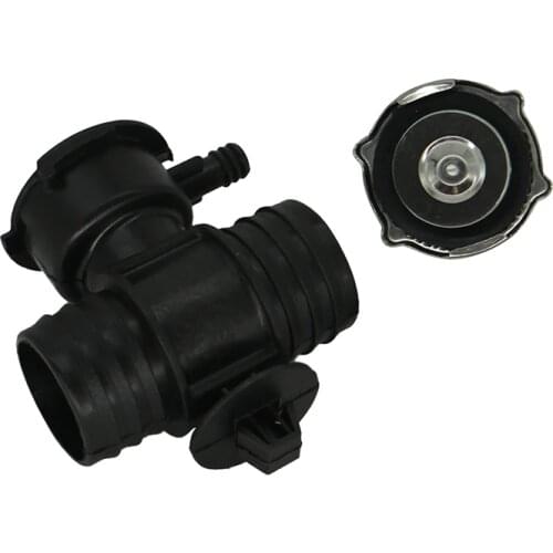 52028810AL 52029195AK 55116901AA Radiator Coolant Filler Neck with Radiator Fill Cap for Chrysler Dodge Jeep