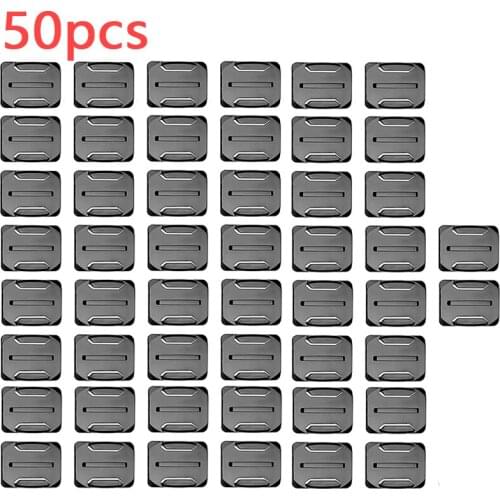 50pcs Gopro Accessories Curved Surface Base Mount For Go Pro Hero 8 7 6 5 4 Xiao Yi GP11