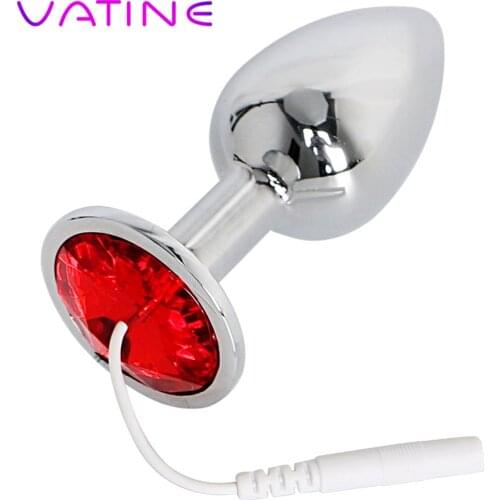 VATINE Electric Shock Anal Plug Therapy Massager Masturbation Medical Themed Toys Electro Butt Plug Sex Toys for Men Women