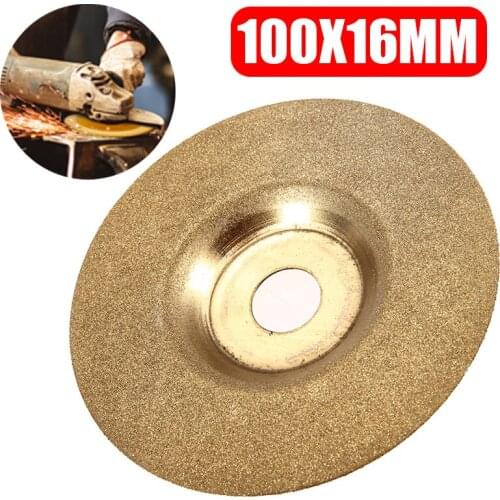 Diamond Coated Grinding Wheel Disc Cut Grinding Wheels Rotary Abrasive Grinding Wheel Power Tools 100mmx16mm