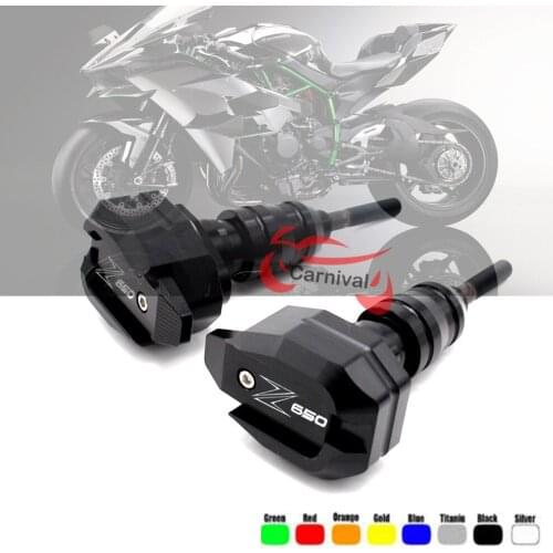 For KAWASAKI Z650 Z 650 2017 2018 2019 Motorcycle CNC Falling Protection Frame Slider Fairing Guard Anti Crash Pad Protecto