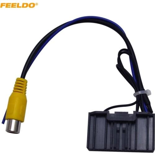 FEELDO 10Pcs Car Parking Reverse Rear Camera Video Plug Converter Cable Adapter For Honda Jade/Crider OEM Car Head Unit Models
