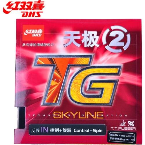 DHS SKYLINE 2 TG2 Table Tennis Rubber Original Pips-in DHS ping pong sponge
