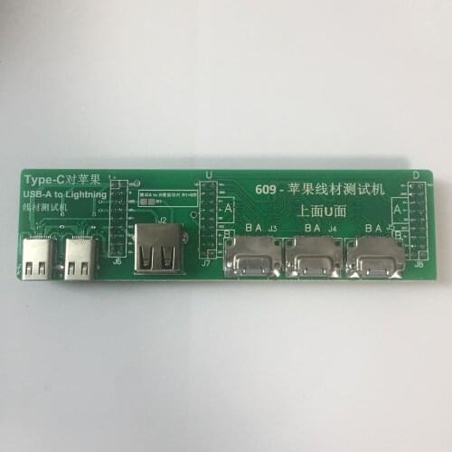 Fast Charge Data Charging Cable YG-609 629 Tester Universal Test Board Original Double-sided Female Seat
