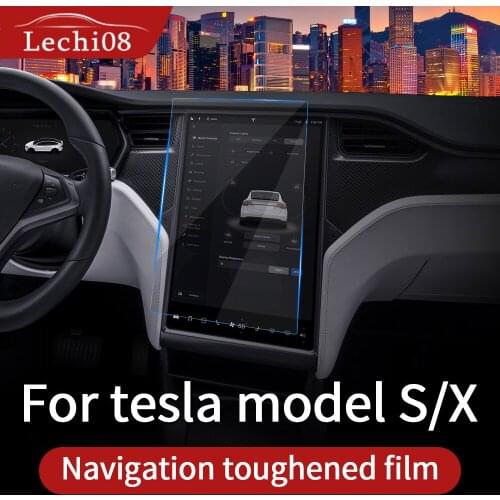 Navigation toughened film For tesla model s accessories tesla model x tesla 2018 model s tesla interior