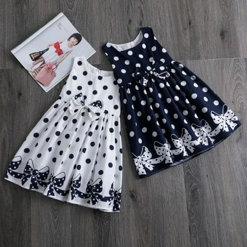 Autumn winter Girls Dress 2020 Casual Long Sleeves Spring Dots Kids Dresses For Girl Children Party Clothing Cute Princess Dress