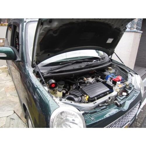 For Daihatsu Mira Gino L650 for Trevis Front Bonnet Hood Modify Gas Struts Carbon Fiber Spring Damper Lift Support Absorber