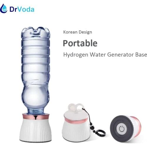 DrVoda 5000ppb Super High Concentration Portable Hydrogen Water Generator Base DuPont N117 SPE PEM Dual Chamber Hydrogen Pocket