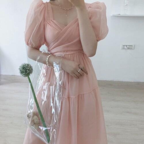 QIWN Summer Chiffon Dresses