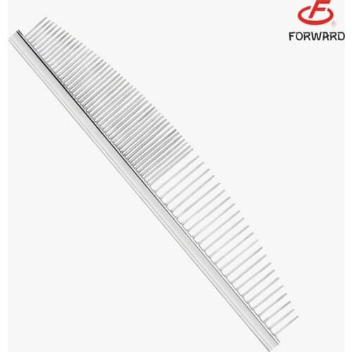 2Pcs/Lot Arc Shape Dual Purpose Stainless Steel Dog Grooming Comb