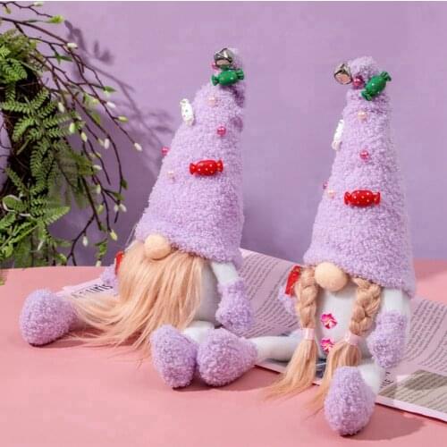 Christmas Decor Christmas Tree Pendant Xmas Decoration For Home Gnome Doll Xmas kids New Year Gifts