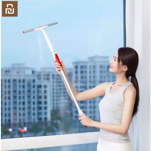 Xiaomi Mijia Bathroom Cleaning Brush / High Density Bristle, Car Wash Window / Glass Window, Scraping Brush, Hanging Storage