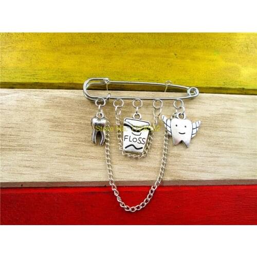 TEN CONTEMPLATION Silver Brooches For Clothes