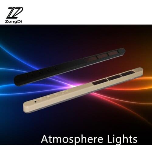 ZD 1X Car window solar atmosphere light Adjustable and colorful For Mitsubishi lancer Hyundai i30 ix35 Kia rio ceed Accessories