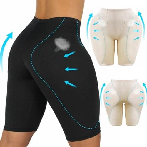 Ladies Sexy Fake Hip Enhancer Sponge Padded Panties Booty Butt Lifter Underwear Body Curve Shaper Thigh Trimmer Tummy Shapewear