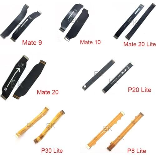 10pcs Display Flex Mother Flex For Mate 9 10 20 X Lite Pro P8 LITE 2017 Charging Board Main Board Connector USB LCD Display Flex
