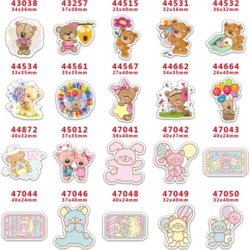 10 Pcs Cartoon Planar Resin Cabochons PR43038