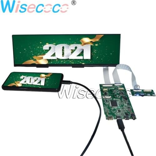 12.6 Inch IPS LCD Screen 157PPI Edp 40 Pin Stretched Bar Panel Type-C Ear Sync Mobile Phone Second Display for Gaming