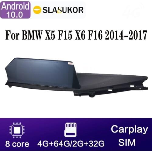 4G+64GB 12.3" IPS 1920*720 Android 10 Car Navi Para For BMW X5 F15 X6 F16 2014-2017 NBT QUALCOMM Auto Navi Original Update