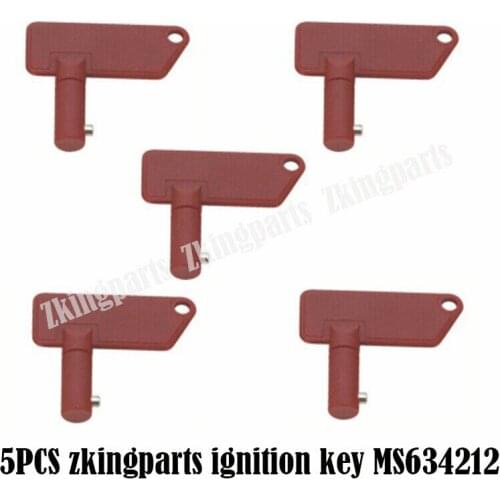 5pcs Constrution Equipment Key MS634212 Fit Terex Battery and Master Disconnect