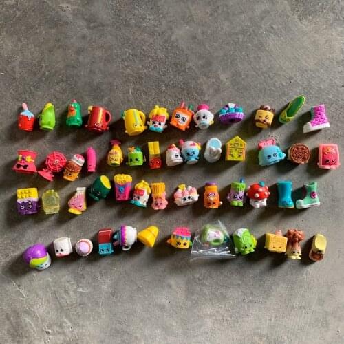 50pcs/lot Mini Cartoon Cute Little Fruit Food Home Puppets Kids Toys Key Chains Gifts for Children Capsule Doll