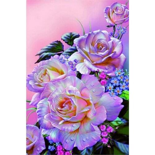 5D Diamond Painting Flower Landscape DIY Diamond Embroidery Cross Stitch Craft Painting Rhinestone Mosaic Art Wall Home Decor