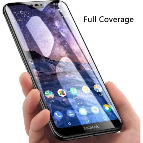 9D Tempered glass for Nokia 8 7 7plus 3.1 5.1 6.1 7.1 8.1 1 Plus X3 X6 X7 2018 2.2 3.2 4.2 Screen protector Protective Film