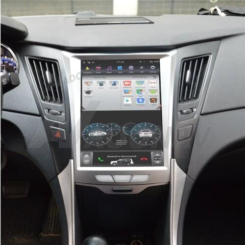 2din android car radio multimedia player for Hyundai Sonata 8 2012 2013 2014 car stereo autoradio tesla vertical DVD player