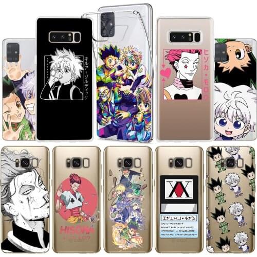 Anime HUNTERXHUNTER HXH Case for Samsung Galaxy A21S A32 A41 A52 A72 A71 A70 4G/5G S10 S20 S21 Plus Ultra Killua Hisoka Cover