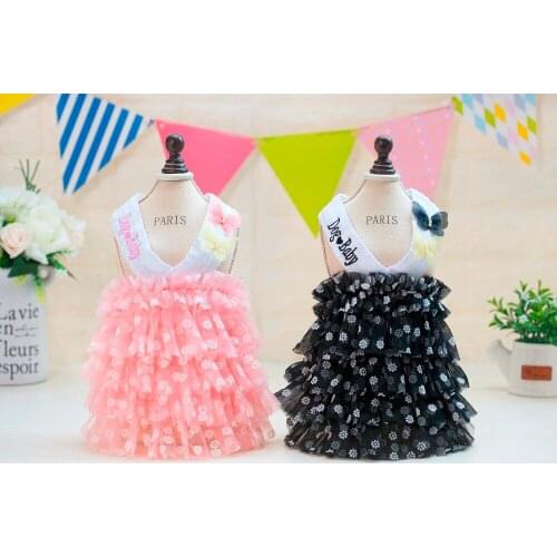 Dogbaby Spring Summer Pet Dog Sling Dress Clothes In Butterfly Style From S to XL Cheap Puppy Dogs Dress