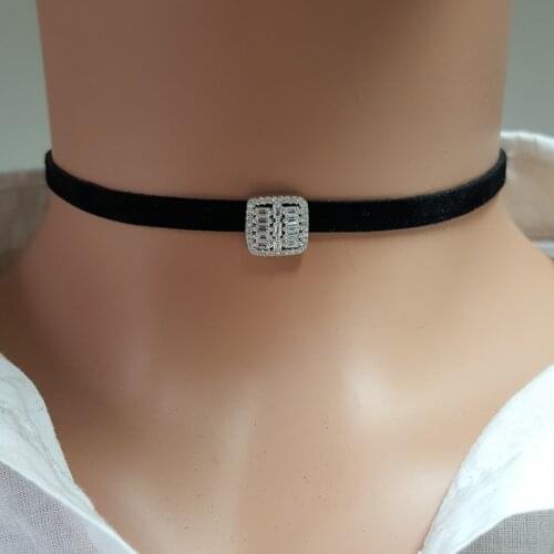 Tiny Choker for Women 925 Sterling Silver Choker Necklace for Women Made in TURKEY