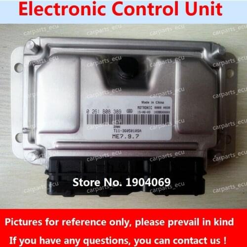 Engine Computer Board 0261B08389 T11-3605010SA M7.9.7 ECU F01R00D670 F01RB0D670 T11-3605010BE For Chery Tiggo Car