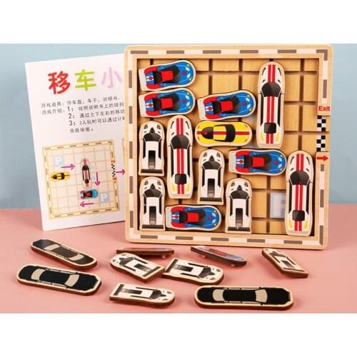Mobile Cars Board Puzzle Parent-Children Interaction Game Early Educational Cognition Kids Toy