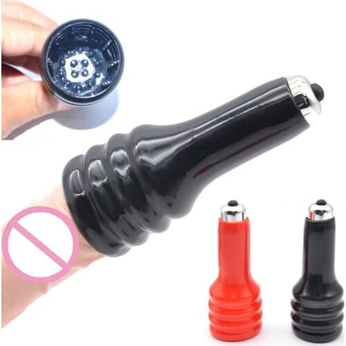 Soft Silicone Penis Ring With thorns prostate massager Vibrator Male Lasting Sex toys For Man Delay Ejaculation Sex Products O2