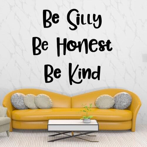 NEW Be Honest Removable Art Vinyl Wall Stickers For Kids Rooms Decoration Accessories Murals
